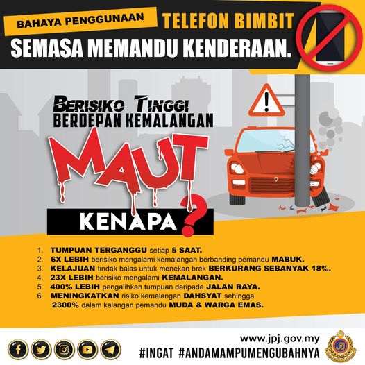 Bahaya Penggunaan Telefon Bimbit