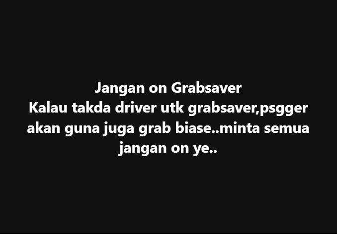 Boikot GrabSaver