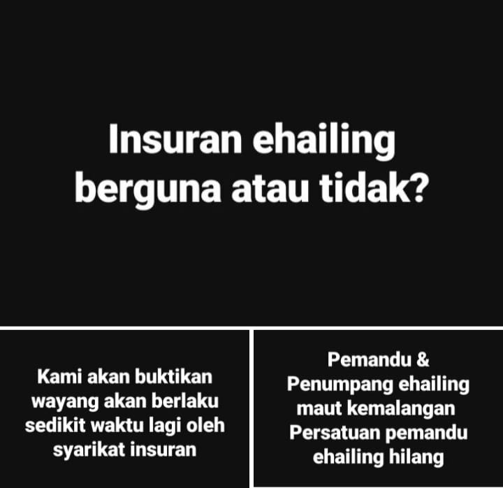 Insuran Ehailing Berguna Atau Tidak