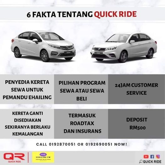 Quickride Kereta Sewa