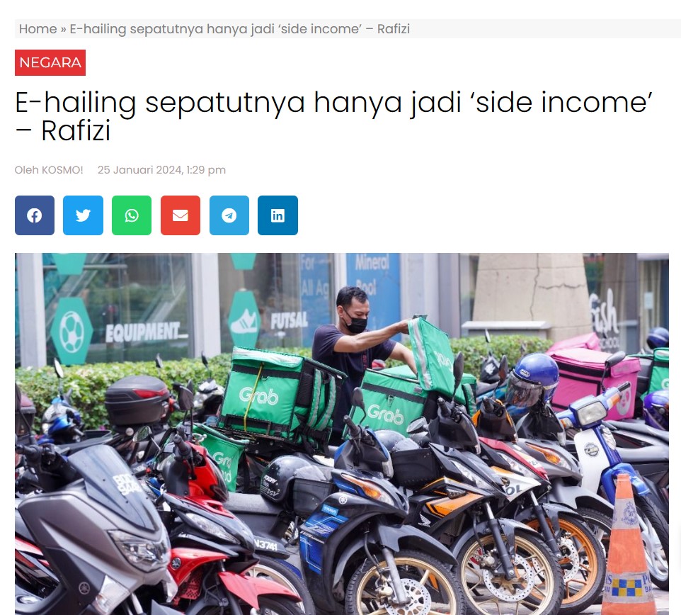 Ehailing Cuma Side Income