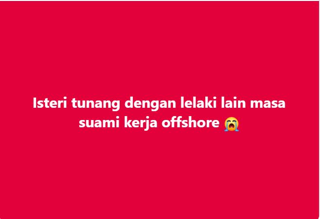 Isteri Bertunang Dengan Lelaki Lain