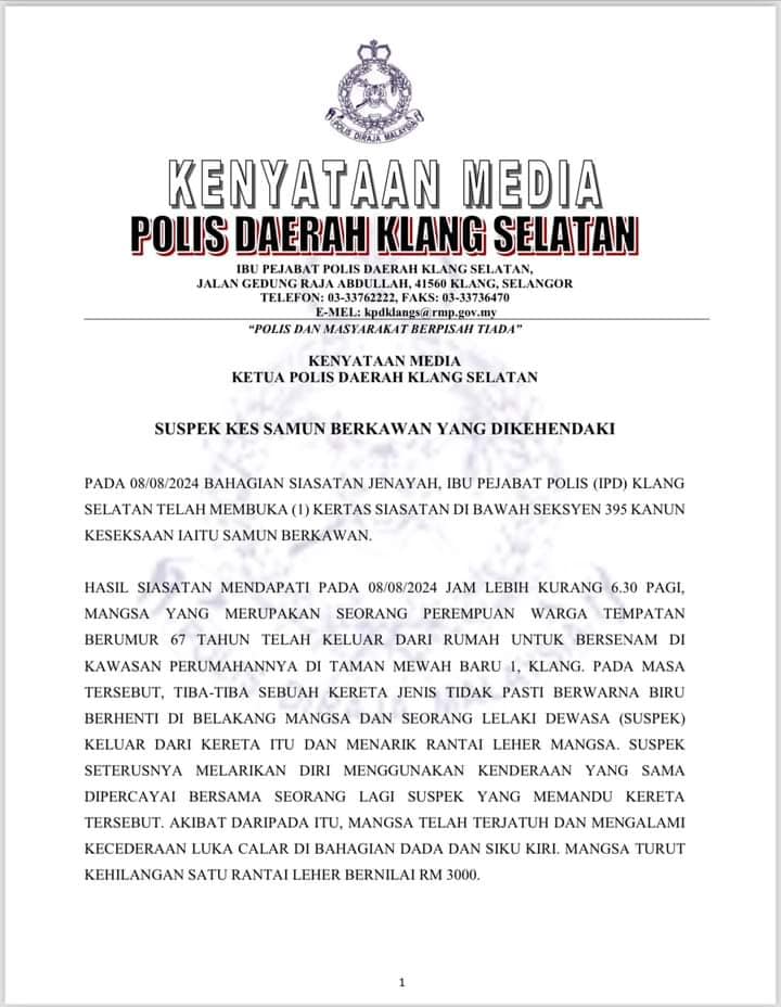 Samun Warga Emas Siaran Media