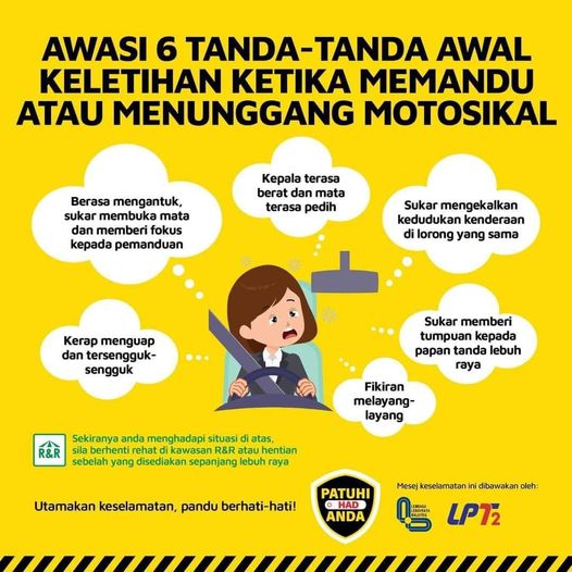 Awas Memandu Dalam Keadaan Mengantuk