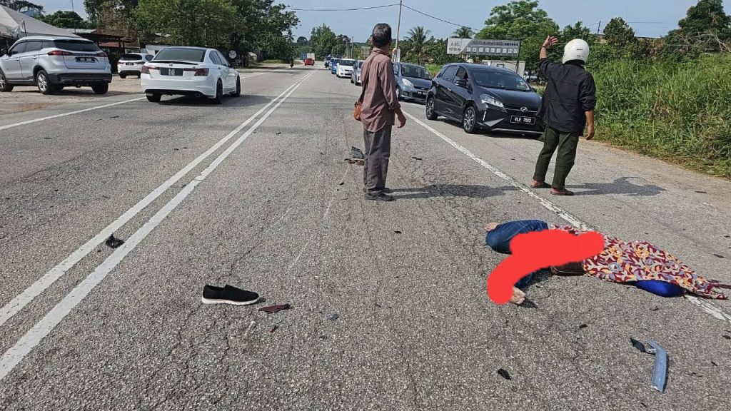 Penunggang Motorsila Maut Bertembung Kereta 01