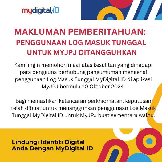 Mydigitalid Ditangguhkan