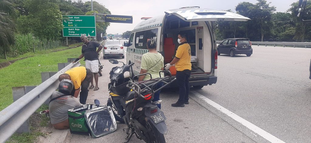 Rider P Hailing Kemalangan